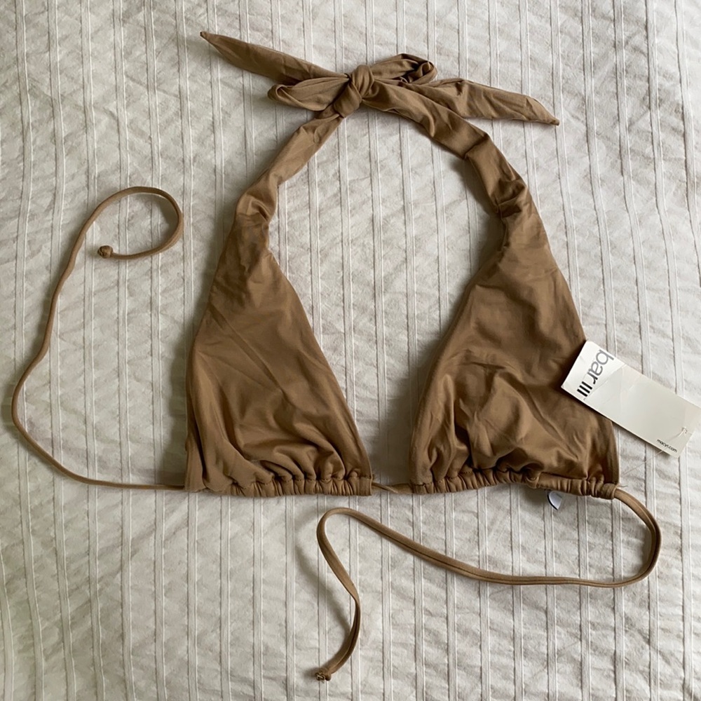 Bar lll taupe bikini top